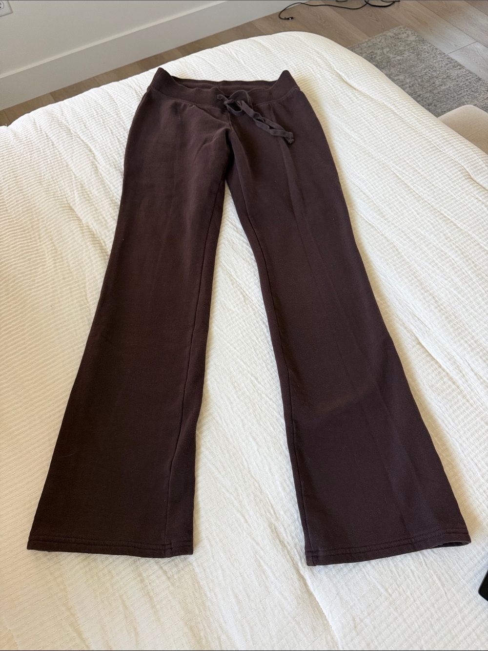 Hollister Dark Brown Drawstring Lounge Pants